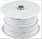 KABELRULLE Tekstil hvid 25M