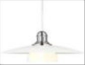 BOHUS Pendel Ø35 opal/krom