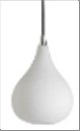 DROPS  Pendel Ø17 opal Glas / Alu.