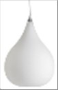 DROPS  Pendel Ø30 opal Glas / Alu.