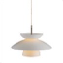 DALLAS Pendel midi Ø24 opal glas