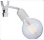 ELEGANCE Clip-on E27  hvid