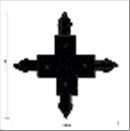 X-CONNECTOR 4-ways f. Halo-Track  sort