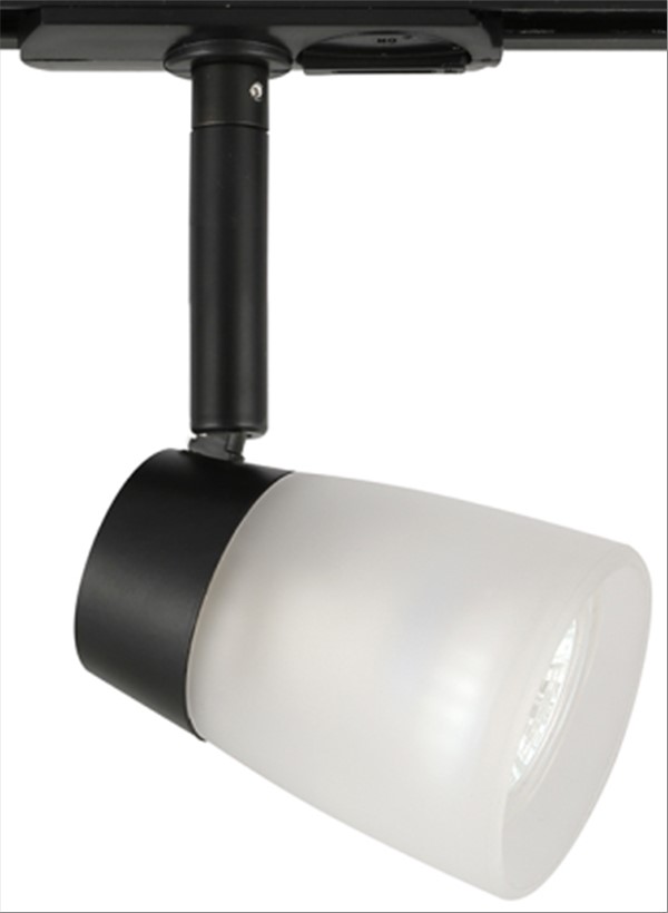 Glass Spot LED 5W til HALO TRACK Sort