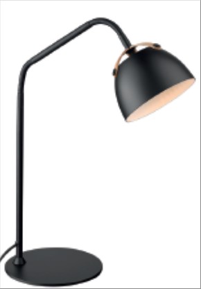 OSLO Bordlampe Ø16 sort-eg