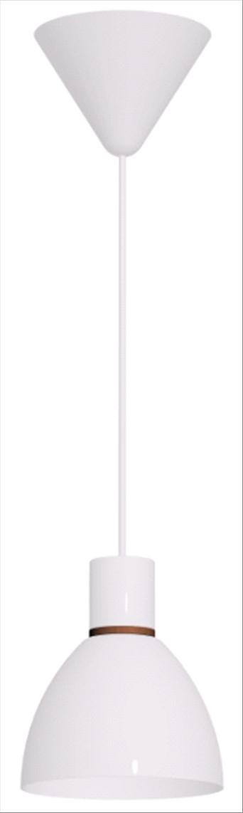 ANGORA Væglampe  b-stål, træ-deko