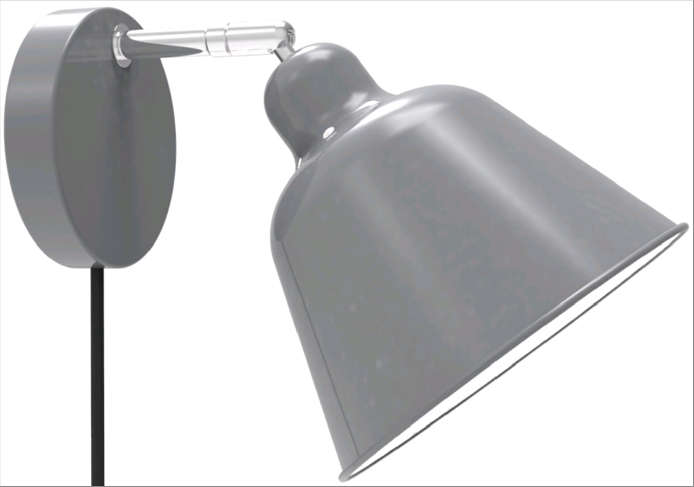 CARPENTER Væglampe Ø15 E14, Grå