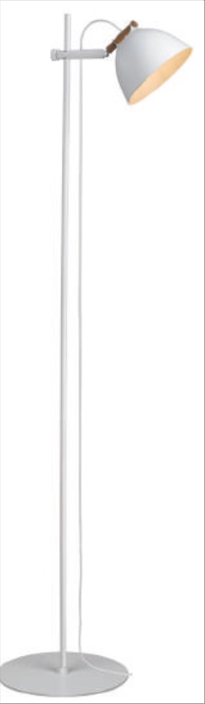 ÅRHUS gulvlampe 1L  Ø18 G9,  Hvid / Træ