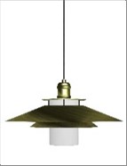 1123 Lille Pendel Ø18 G9,  antik