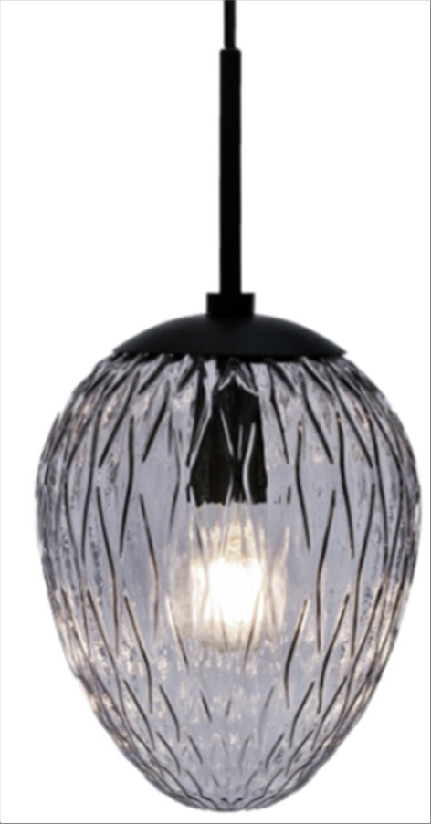 Woods pendel Ø25 Smoke