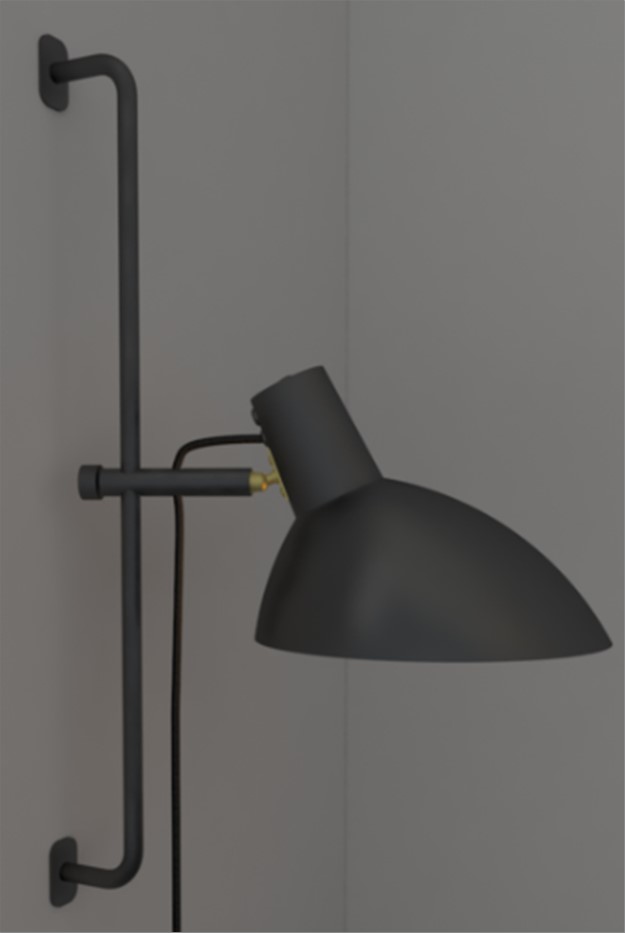 Metropole Grande væglampe, Messing