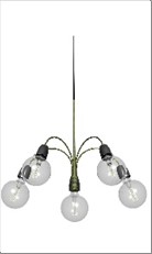 Compass gulvlampe, Sort