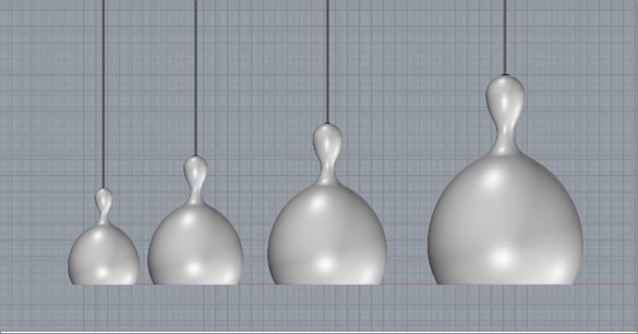 Dueodde pendel Ø3cm E27