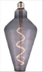 COLORS Cone 2W E27 D125 Smoke, 3-step