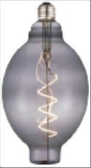 COLORS Bubbles 2W E27 D125 Smoke, 3-step