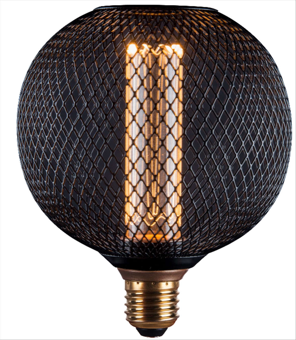 COLORS Gitter pære CCT 2,5W Ø 9.5cm Sort