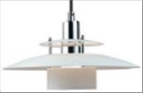 SØRUP Pendel Ø40 hvid/krom