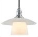 BOHUS Pendel Ø22 opal/krom